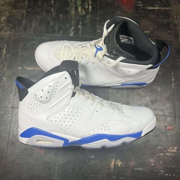 Nike Air Jordan 6 Retro “Sport Blue” 2014 Sz 15 VTG OG RARE CLEAN MJ - Picture 1 of 7